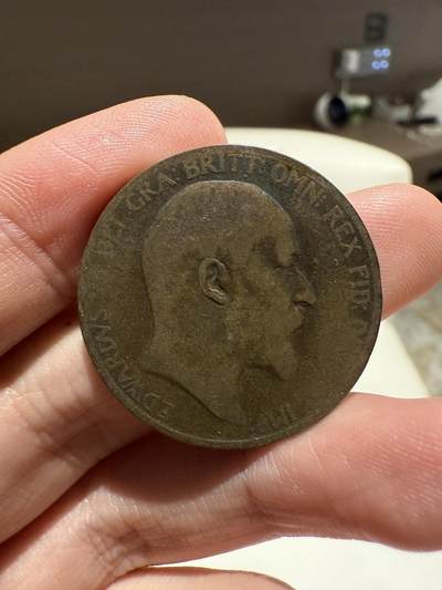 南宋泉阁俄币 外币 国币 专场第十四期【送拍无额外佣金】 - 英国 1904 爱德华七世1便士 通货 老包浆