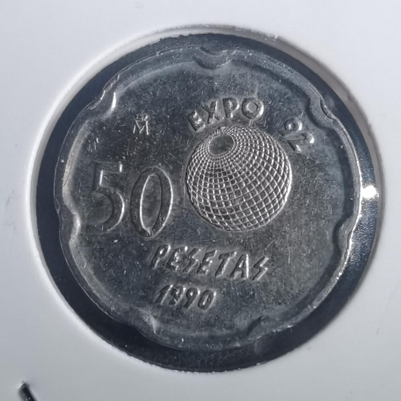 沼泽如烟--第772场 西班牙1990年50比塞塔