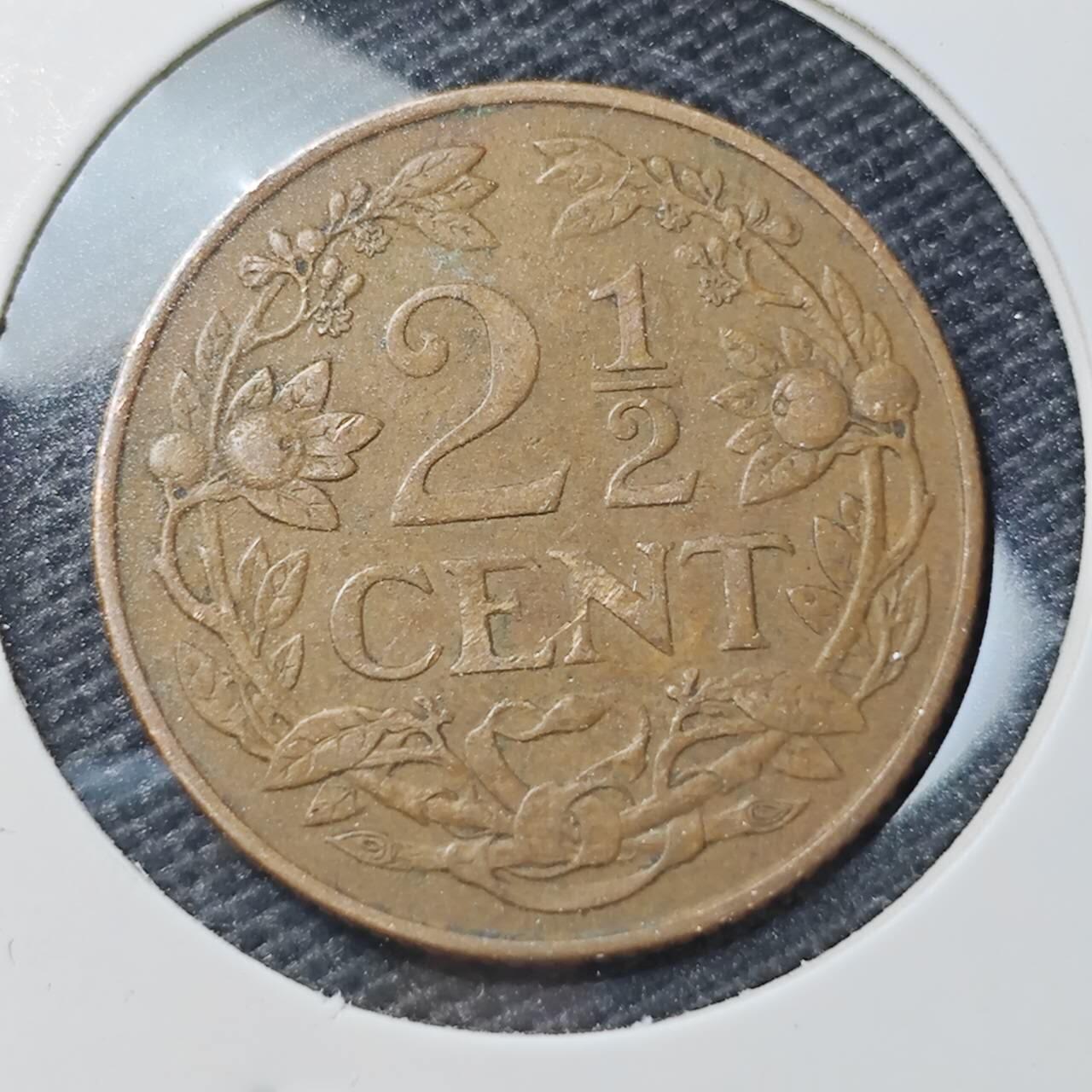 KK钱币收藏小铺 第306期 2月预留时间 周末发货  1956荷属库拉索2.5分