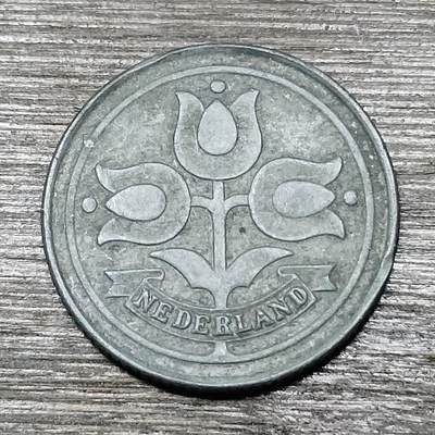 【铜匠收藏】★第124场★散币场，无佣金，30包邮。不满30元，支付5元运费。《接受代拍 代送NGC评级》 - 1943年 荷兰 10分 锌币 威廉明娜时期