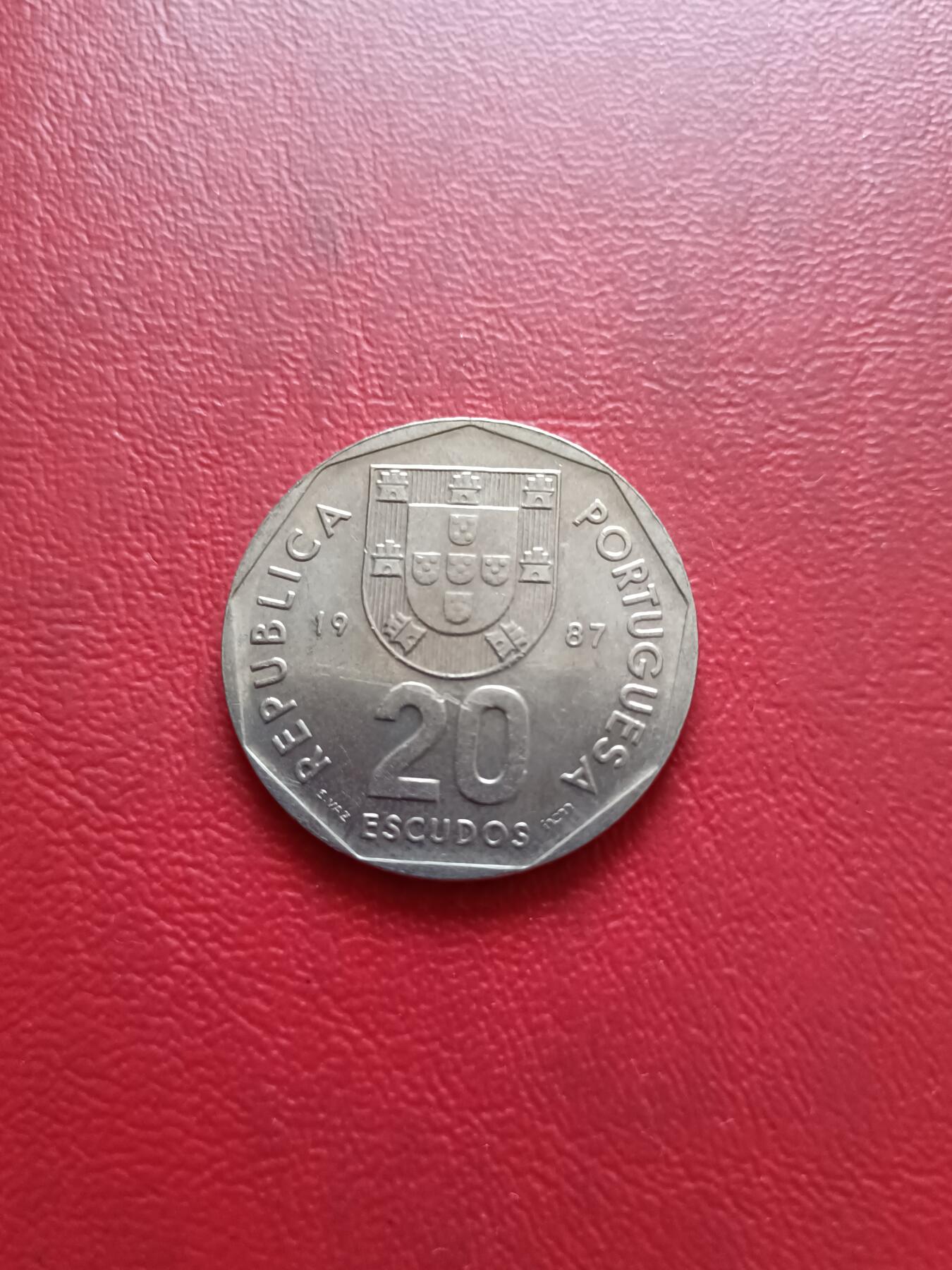 【云涧收藏】第四十三场 葡萄牙1987年20埃斯库多