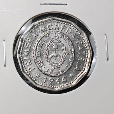 KK钱币收藏小铺 第306期 2月预留时间 周末发货 -  1964，阿根廷25比索