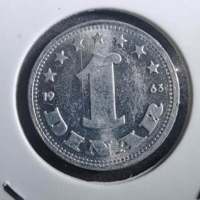沼泽如烟--第773场 - 南斯拉夫1963年1第纳尔