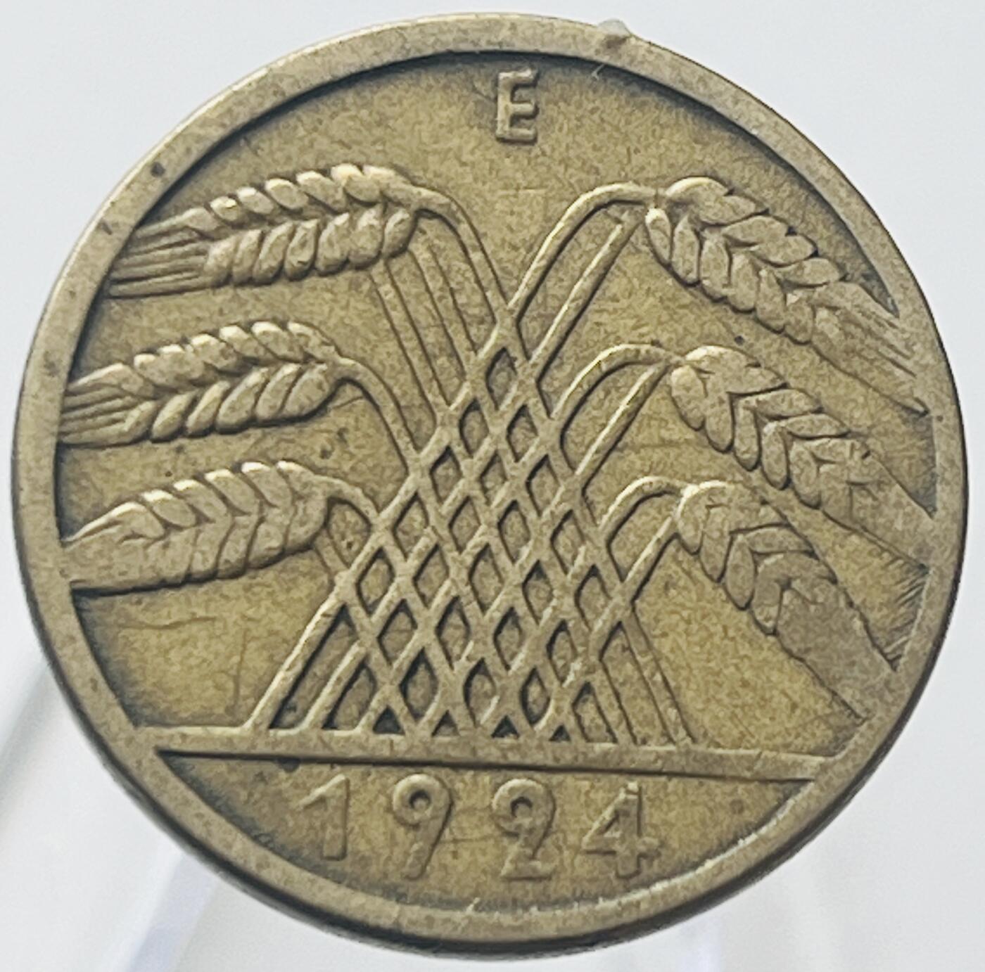 神仙姐姐-中外币专场15 1924年德国10芬尼 E厂
