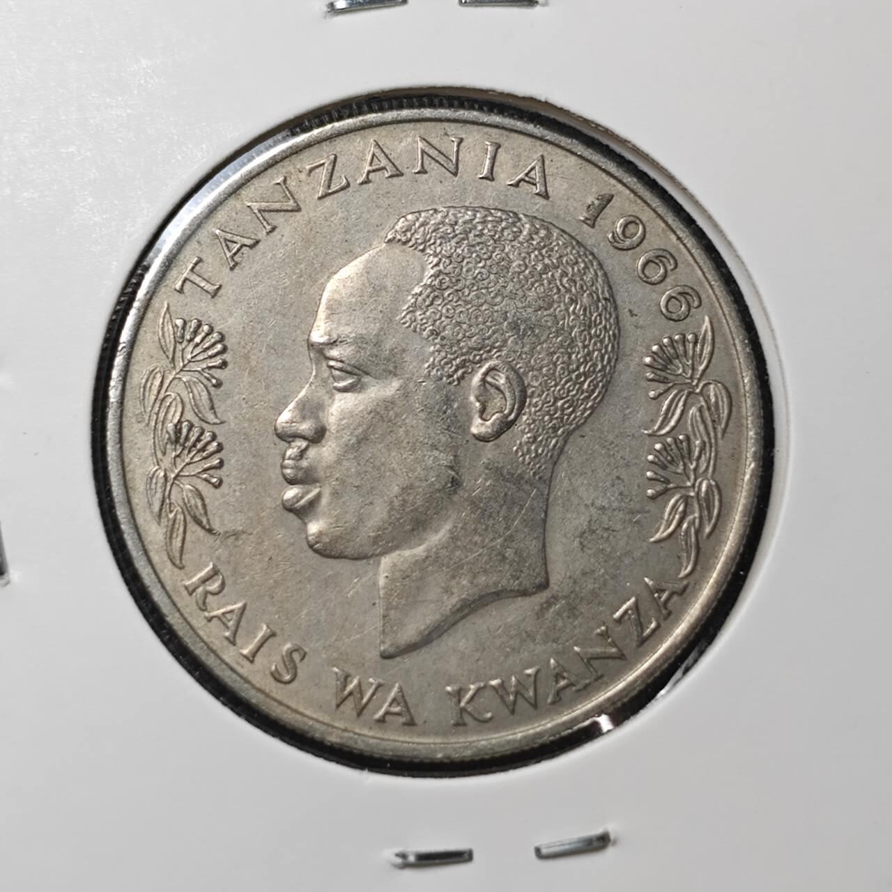KK钱币收藏小铺 第306期 2月预留时间 周末发货  1966坦桑尼亚1先令