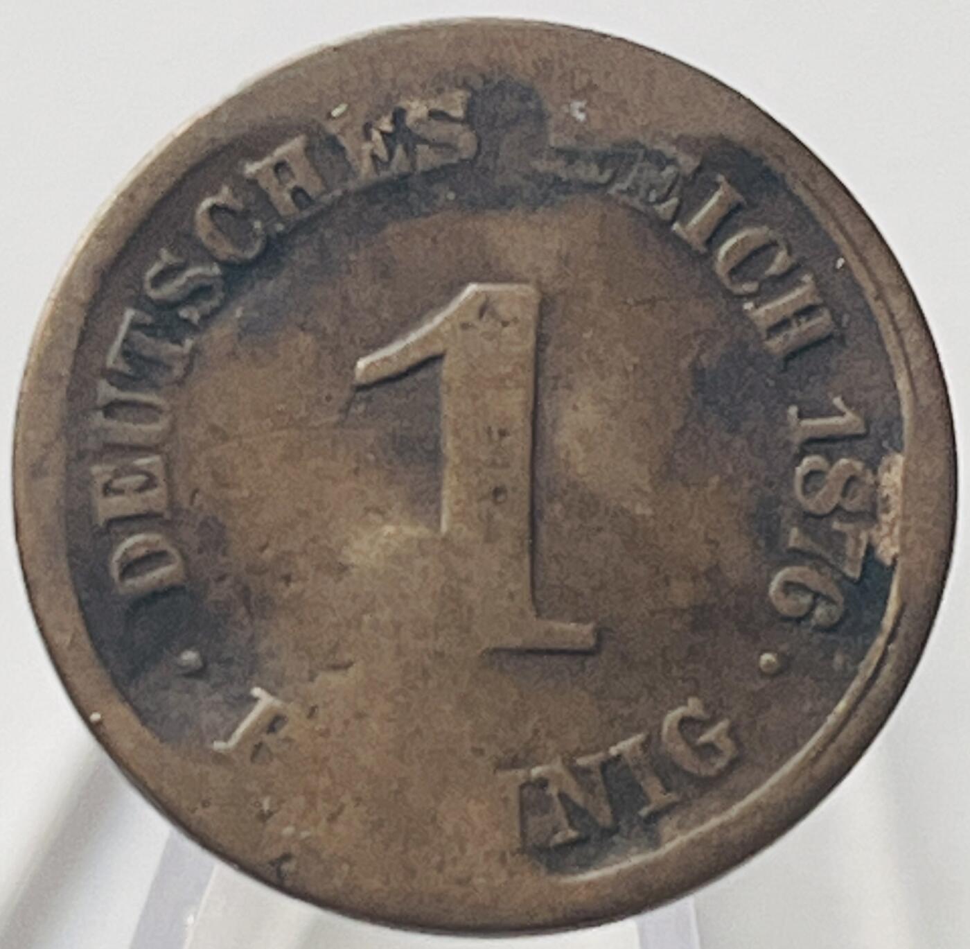 神仙姐姐-中外币专场15 1876年德国1芬尼