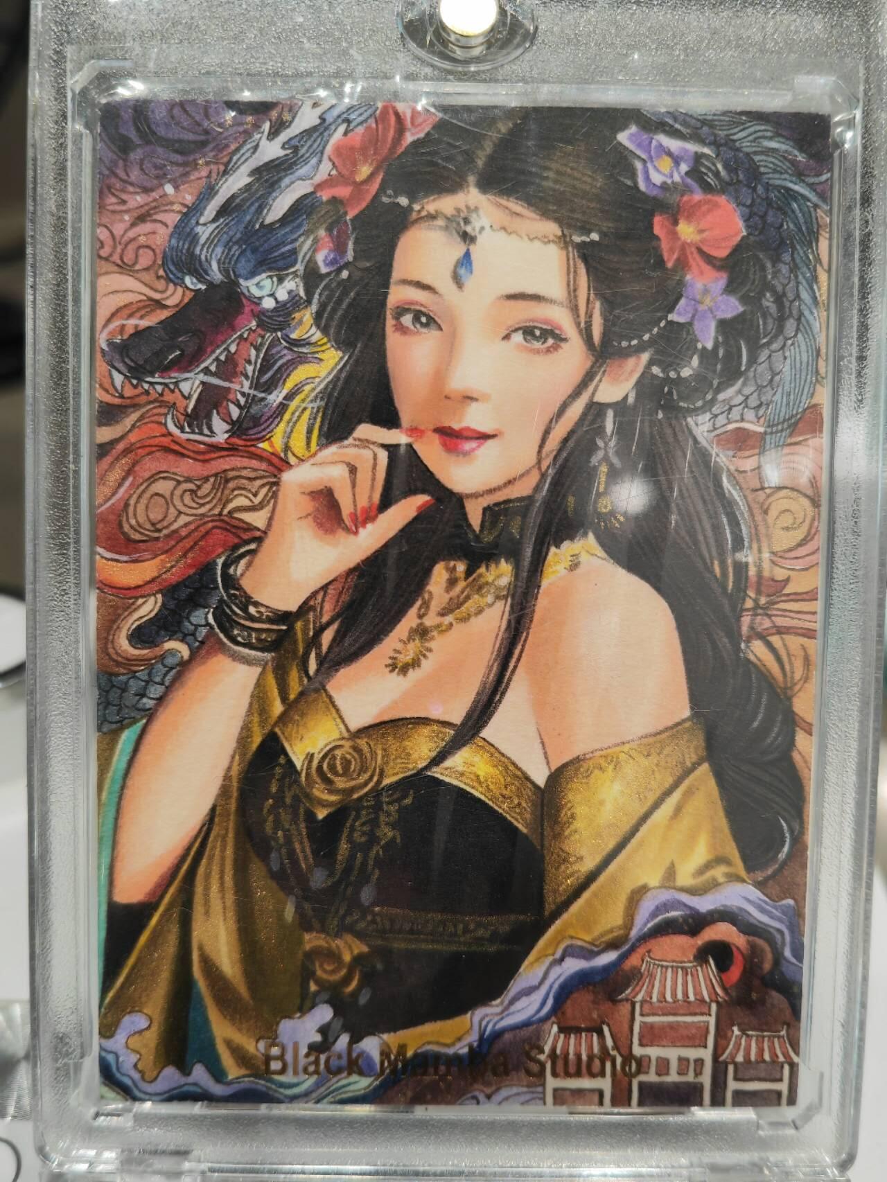 阳大大卡牌超级大甩拍第61期（周五晚上九点截拍，持续收拍品，进群福利早知道） 【手绘卡】画师【予浩】国粹女神