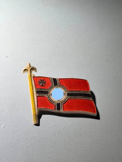 盛世勋华——号角文化勋章邮票专场拍卖第276期 - 德国（1939）海军军旗证章 极为少见 带厂标