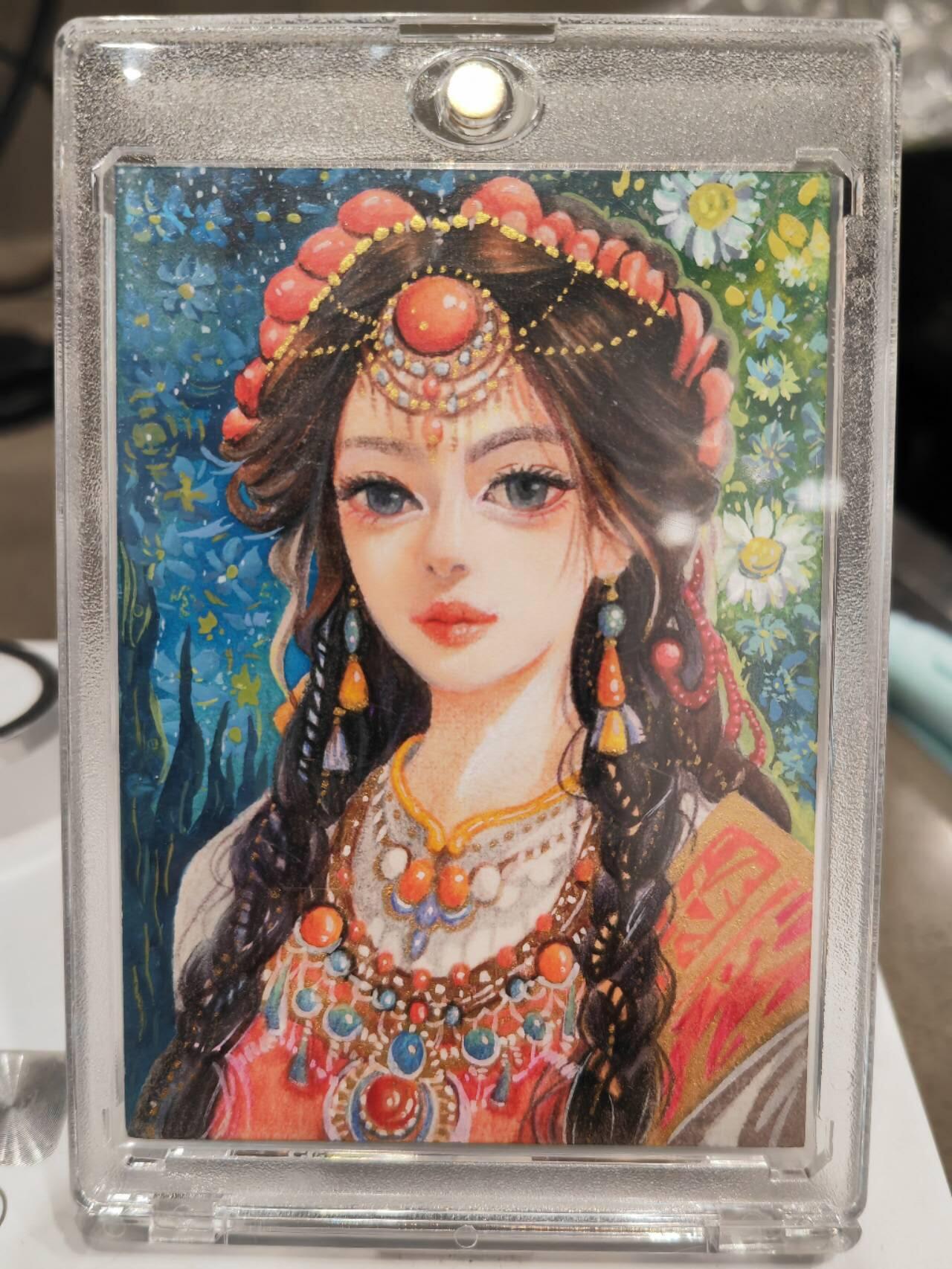 阳大大卡牌超级大甩拍第61期（周五晚上九点截拍，持续收拍品，进群福利早知道） 【手绘卡】画师【晴晴】民族女神