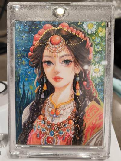 阳大大卡牌超级大甩拍第61期（周五晚上九点截拍，持续收拍品，进群福利早知道） - 【手绘卡】画师【晴晴】民族女神