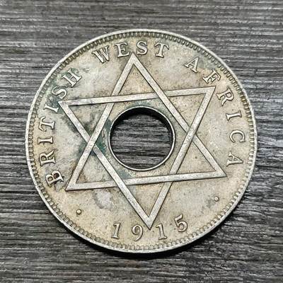 【铜匠收藏】★第124场★散币场，无佣金，30包邮。不满30元，支付5元运费。《接受代拍 代送NGC评级》 - 1915年 英属西非 1/2便士 乔治五世时期