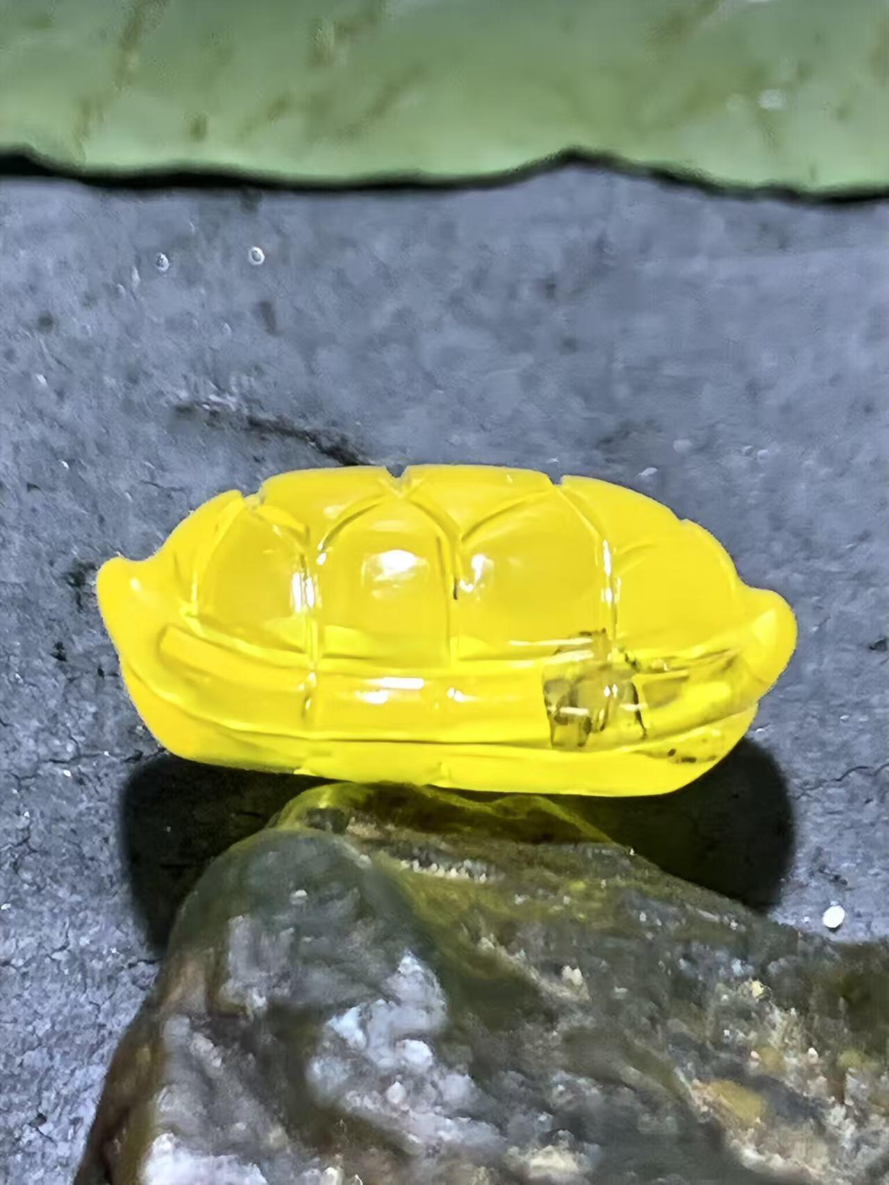 精美天然乌克兰蜜蜡雕刻龟壳寓意，富甲天下，一个，，
