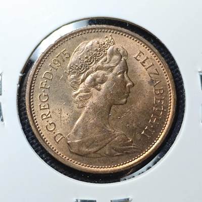 KK钱币收藏小铺 第306期 2月预留时间 周末发货 - 1975英国2便士 好品