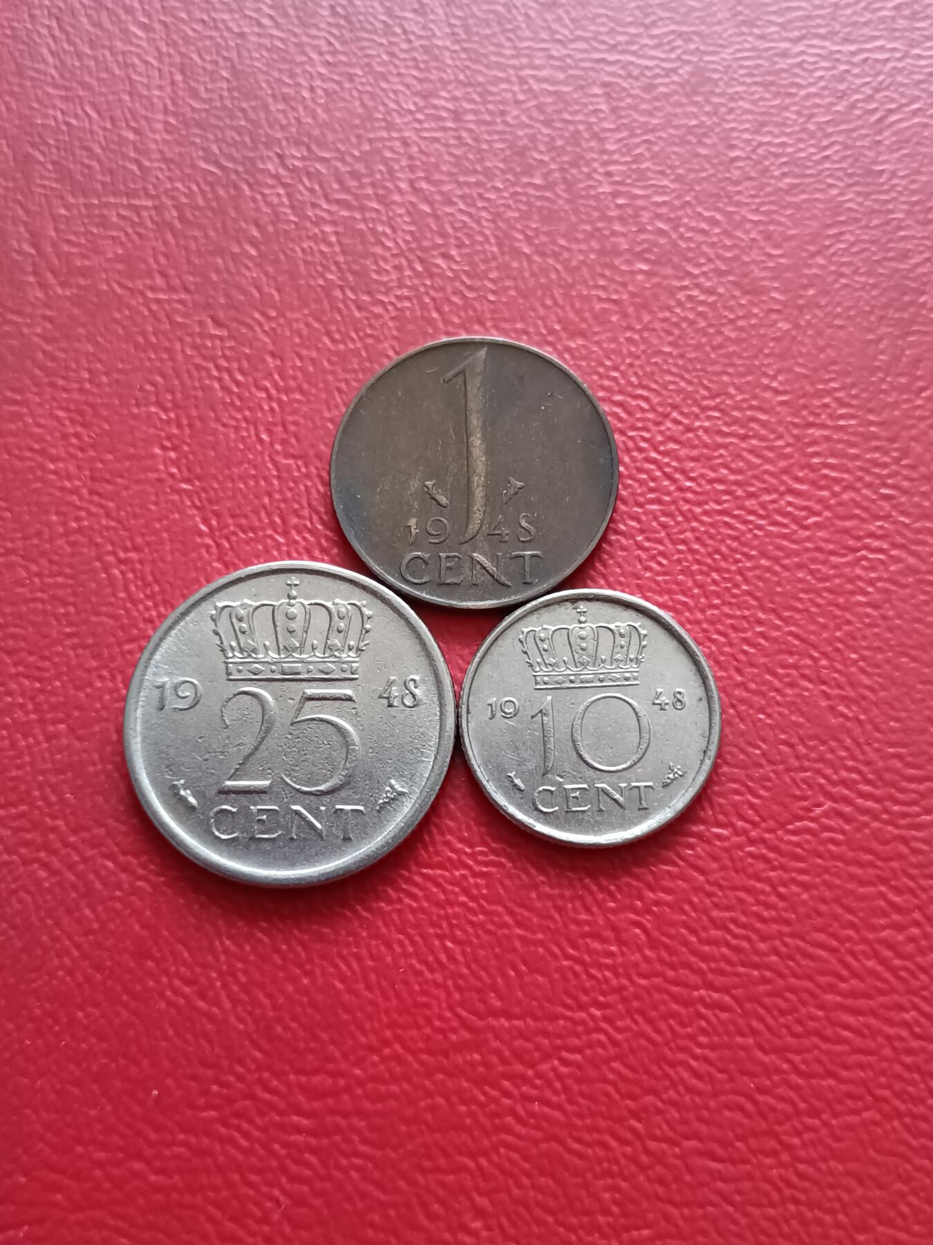 【云涧收藏】第四十三场 荷兰1948年3枚