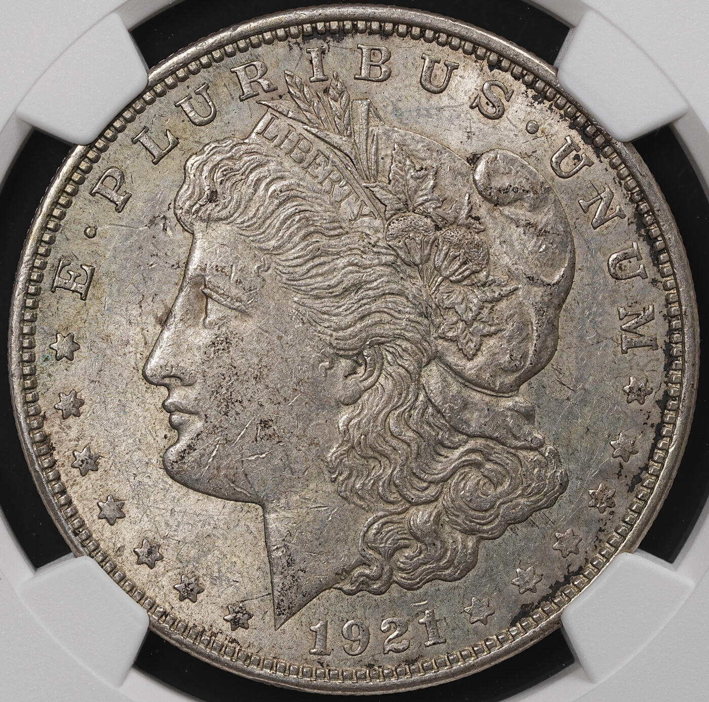 修遠堂世界钱币第七十七期 NGC MS62 1821年美国摩根大银币
