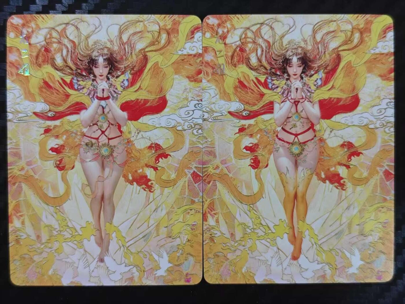 龙虎卡牌第四五场 （无佣金，满120包邮，欢迎送拍） 普卡2张 焱卡 人间传 尤二姐