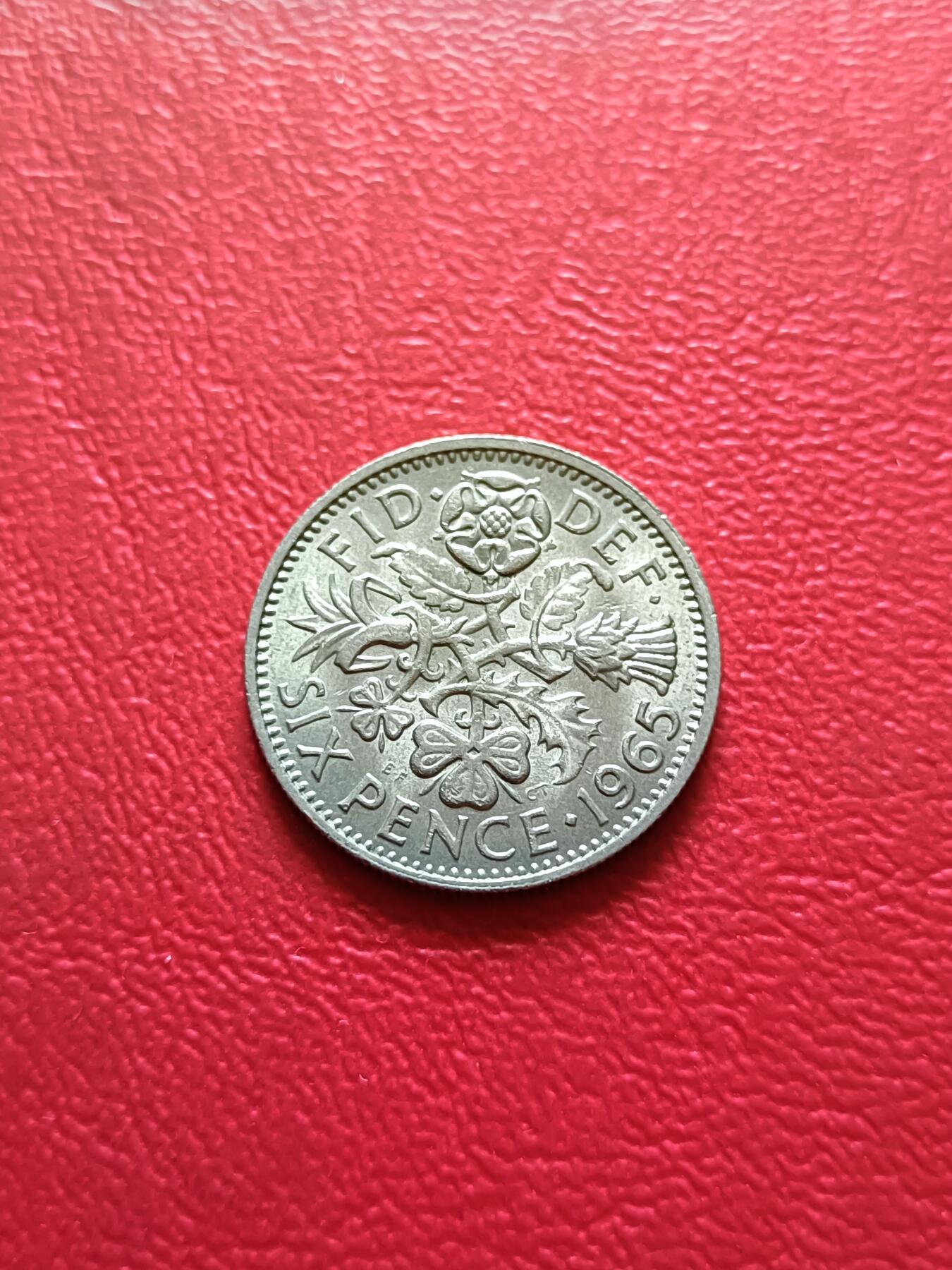 【云涧收藏】第四十三场 英国1965年6便士