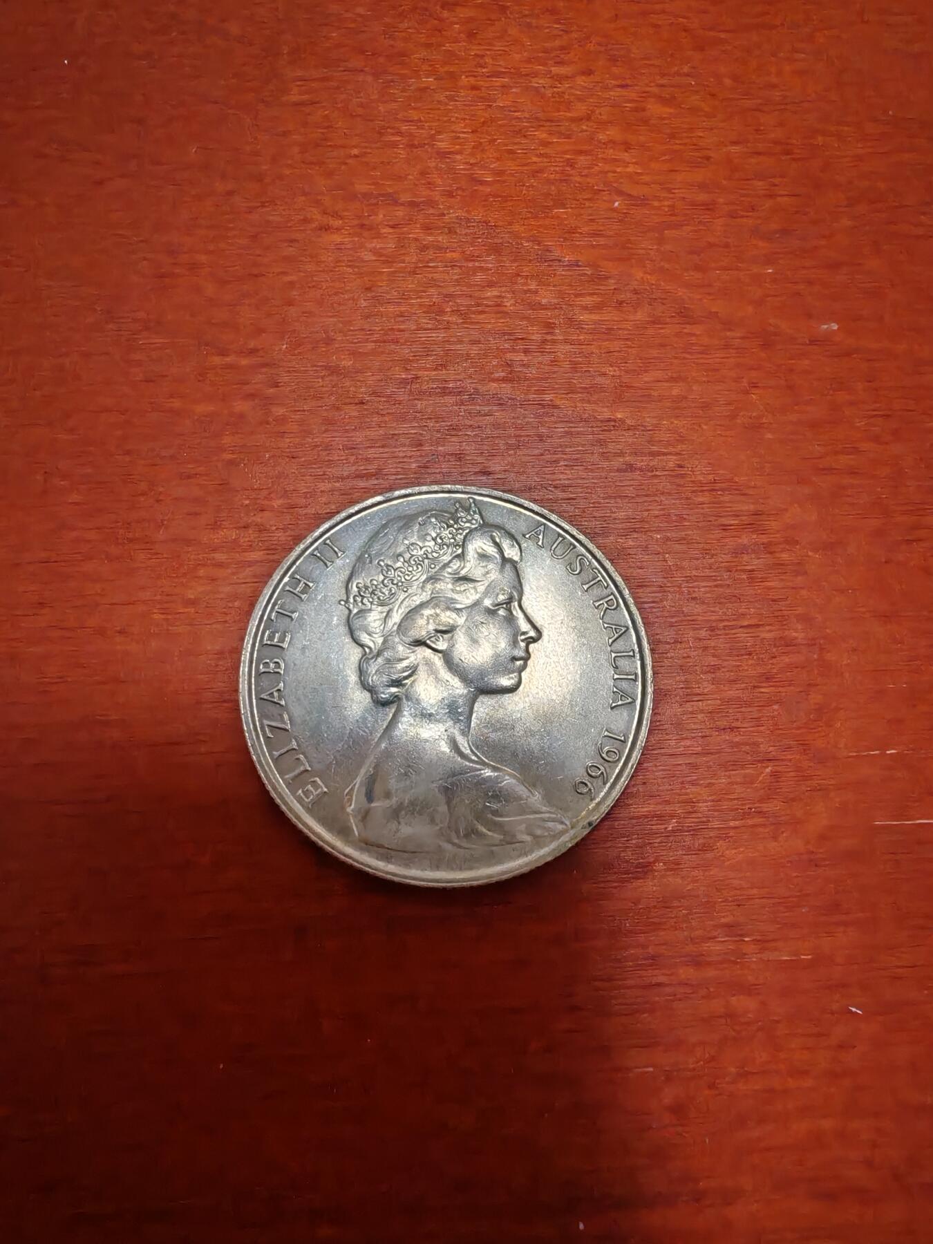 长老汇蛇年精选第十九场拍卖  1966澳大利亚国徽50分银币，独年份，未流通品相