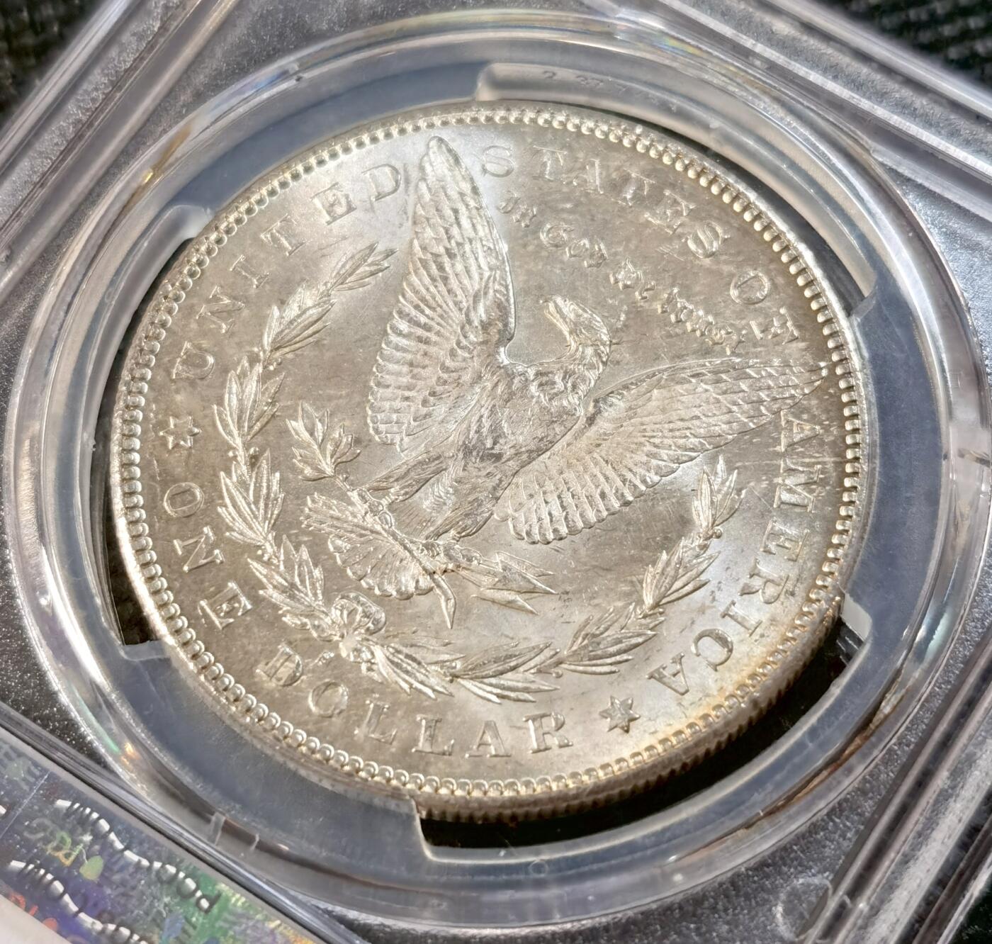  甄臻铺-世界币章拍卖（第24期），送拍享返佣金等优惠多多 PCGS-MS63 美国1878年S版摩根，摩根铸造首年，铸造极好。