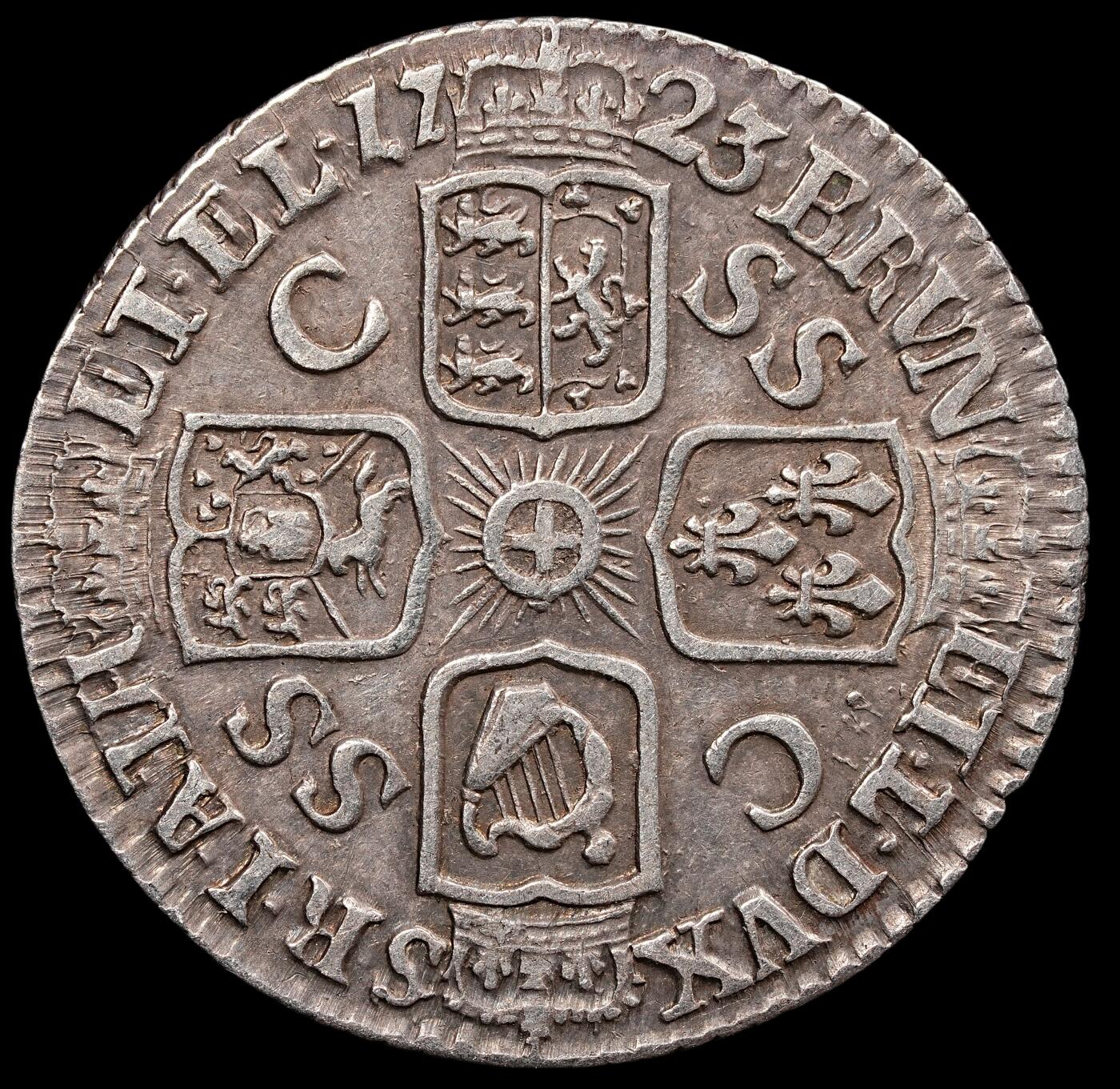 修遠堂世界钱币第七十七期 1723年英国6便士银币