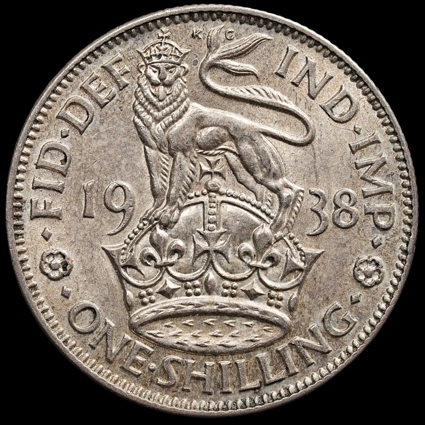 修遠堂世界钱币第七十七期 1938年英国1先令银币 原光