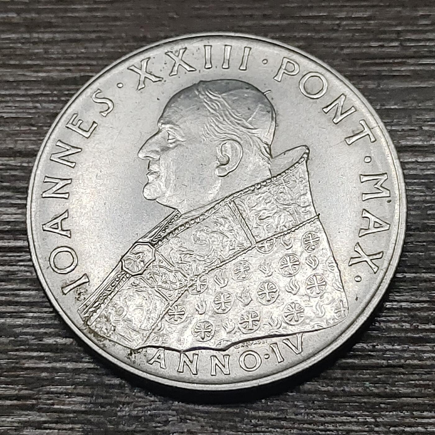 【铜匠收藏】★第125场★散币场，无佣金，30包邮。不满30元，支付5元运费。《接受代拍 代送NGC评级》 梵蒂冈 约翰二十三世 100里拉