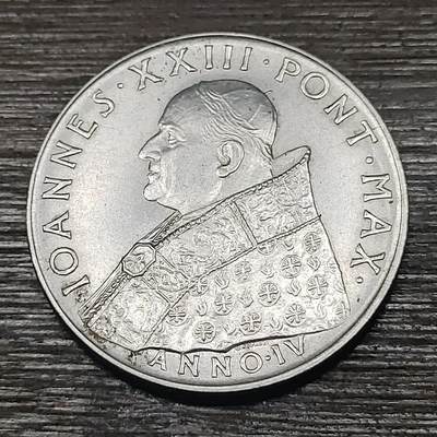 【铜匠收藏】★第125场★散币场，无佣金，30包邮。不满30元，支付5元运费。《接受代拍 代送NGC评级》 - 梵蒂冈 约翰二十三世 100里拉