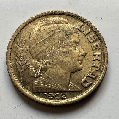 🌹外币初藏🌹🐯2025年第74场  每周二四六晚8️⃣点 接代拍 - 阿根廷1942年奶牛10分 少见原光品