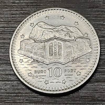 【铜匠收藏】★第125场★散币场，无佣金，30包邮。不满30元，支付5元运费。《接受代拍 代送NGC评级》 - 直布罗陀 1993年 10便士 海岛城堡 中年