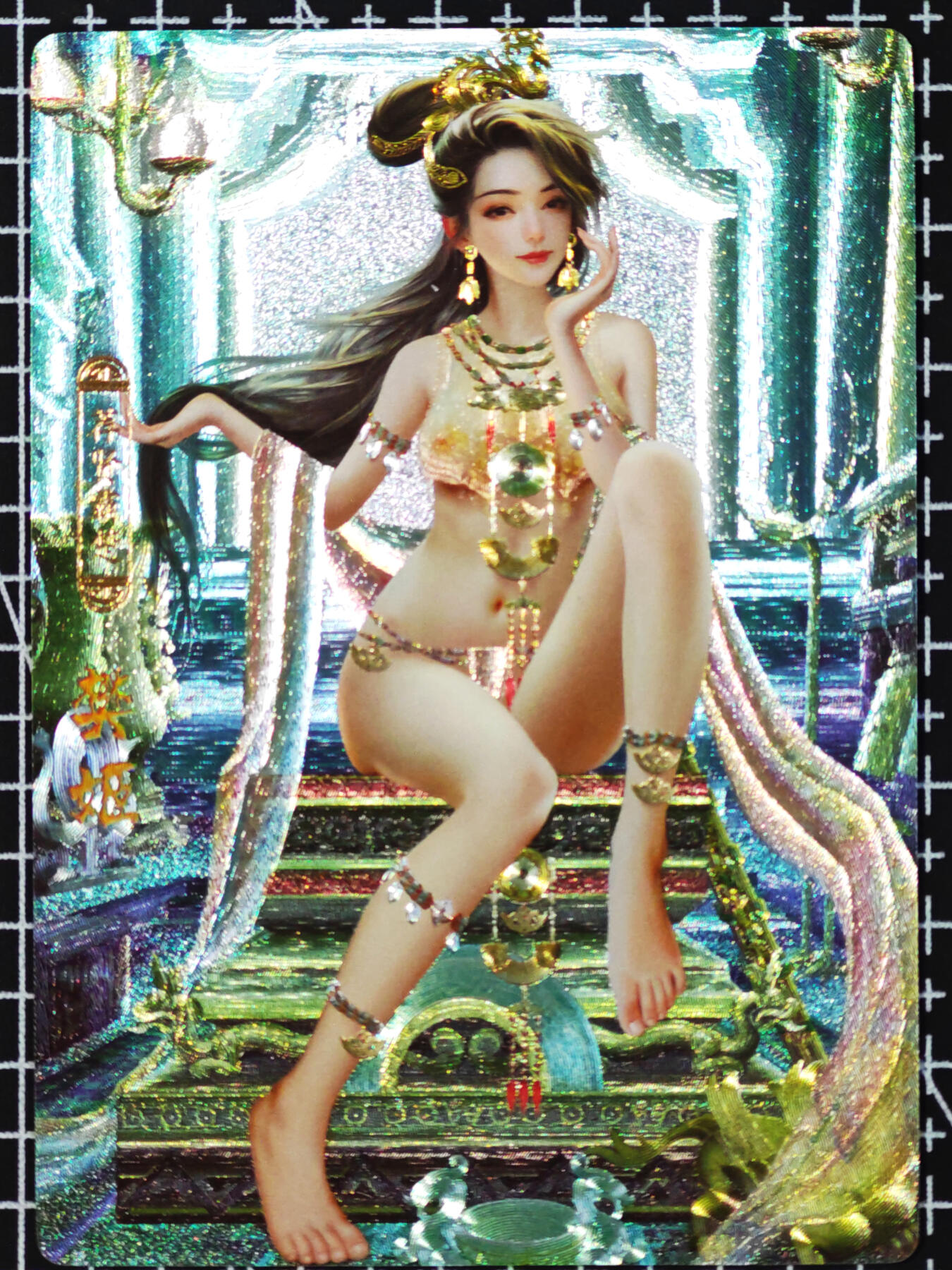 琦卡当当铺  第05期★★快速结束，小心被偷塔★★(分享有奖) 持续收拍品中~更多福利欢迎加群了解 卡万帕克-神州百花谱-樊姬-粗闪-远景清凉版-1张