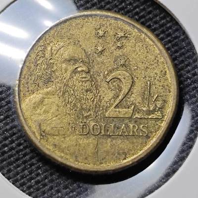 KK钱币收藏小铺 第307期 2月预留时间 周末发货 - 1997澳大利亚土著人2元 
