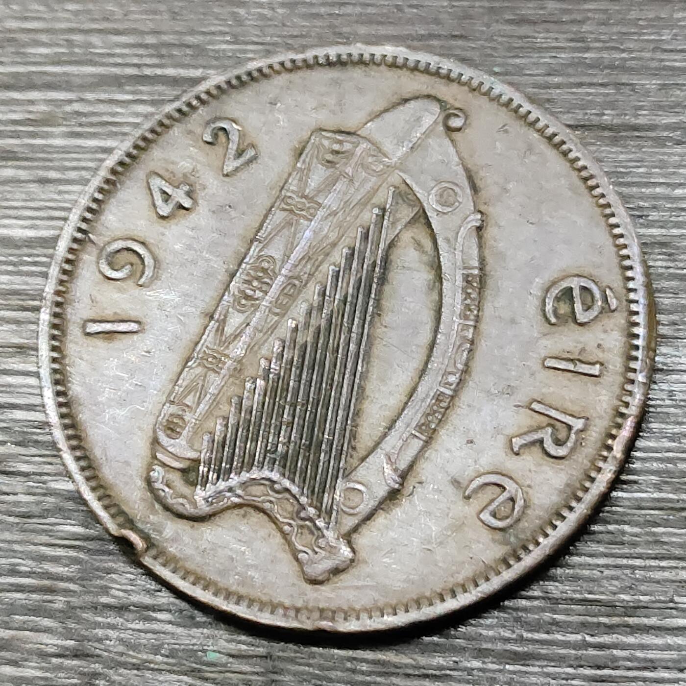 【铜匠收藏】★第125场★散币场，无佣金，30包邮。不满30元，支付5元运费。《接受代拍 代送NGC评级》 爱尔兰 1942年  1便士 母鸡