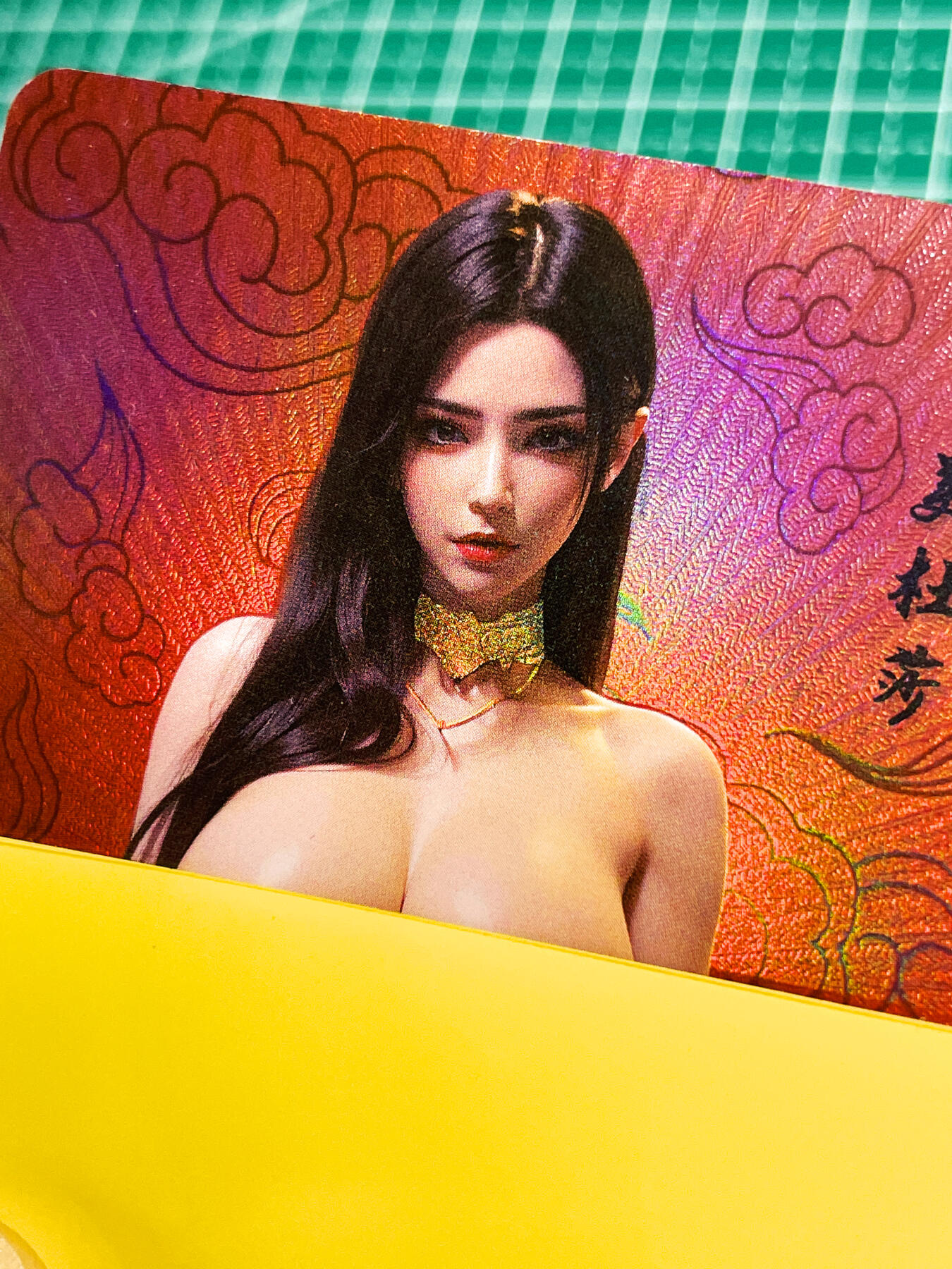 显眼宝22期 颜值精选·真 绝美 嘎嘎鸭 红背卡 斗破苍穹苍穹美杜莎  超大 折光彩闪  63*88 看图