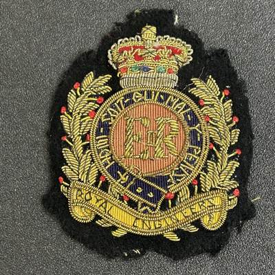 西秦中古拍卖第五十期 - 英国早期刺绣大帽徽