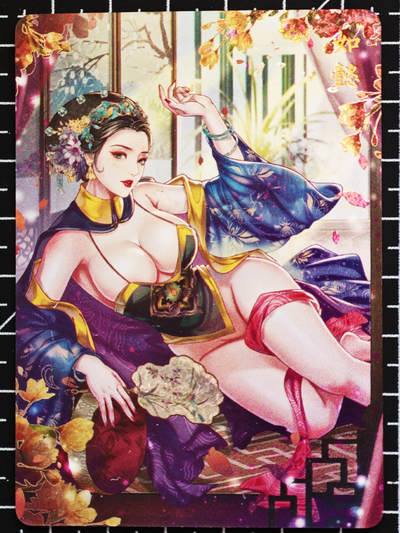 琦卡当当铺  第05期★★快速结束，小心被偷塔★★(分享有奖) 持续收拍品中~更多福利欢迎加群了解 - 焱卡文化/燎原卡牌-玲姐-解语花-如懿-钻闪-1张