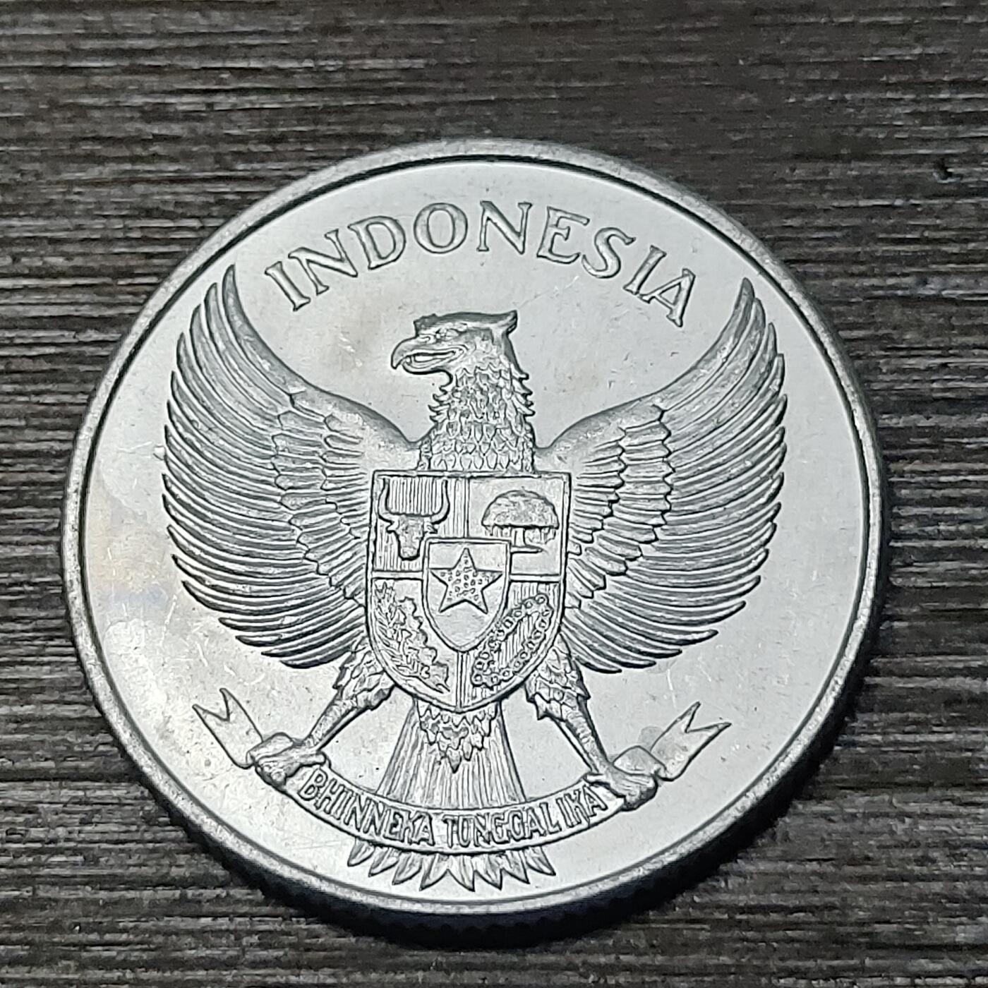 【铜匠收藏】★第125场★散币场，无佣金，30包邮。不满30元，支付5元运费。《接受代拍 代送NGC评级》 印度尼西亚 1955年 25仙 铝币