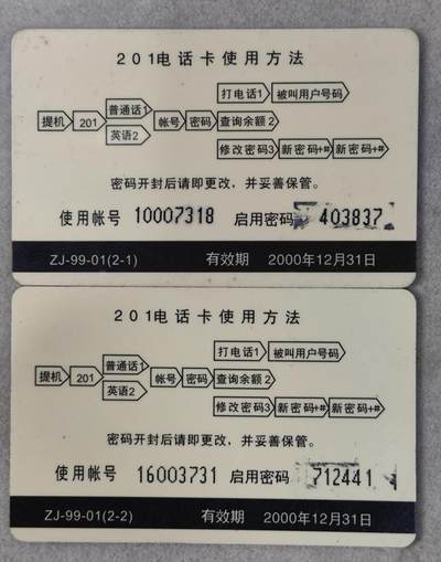 电话卡第四期 湛江市电信局201卡，ZJ-99-01，纪念五一国际劳动节110周年