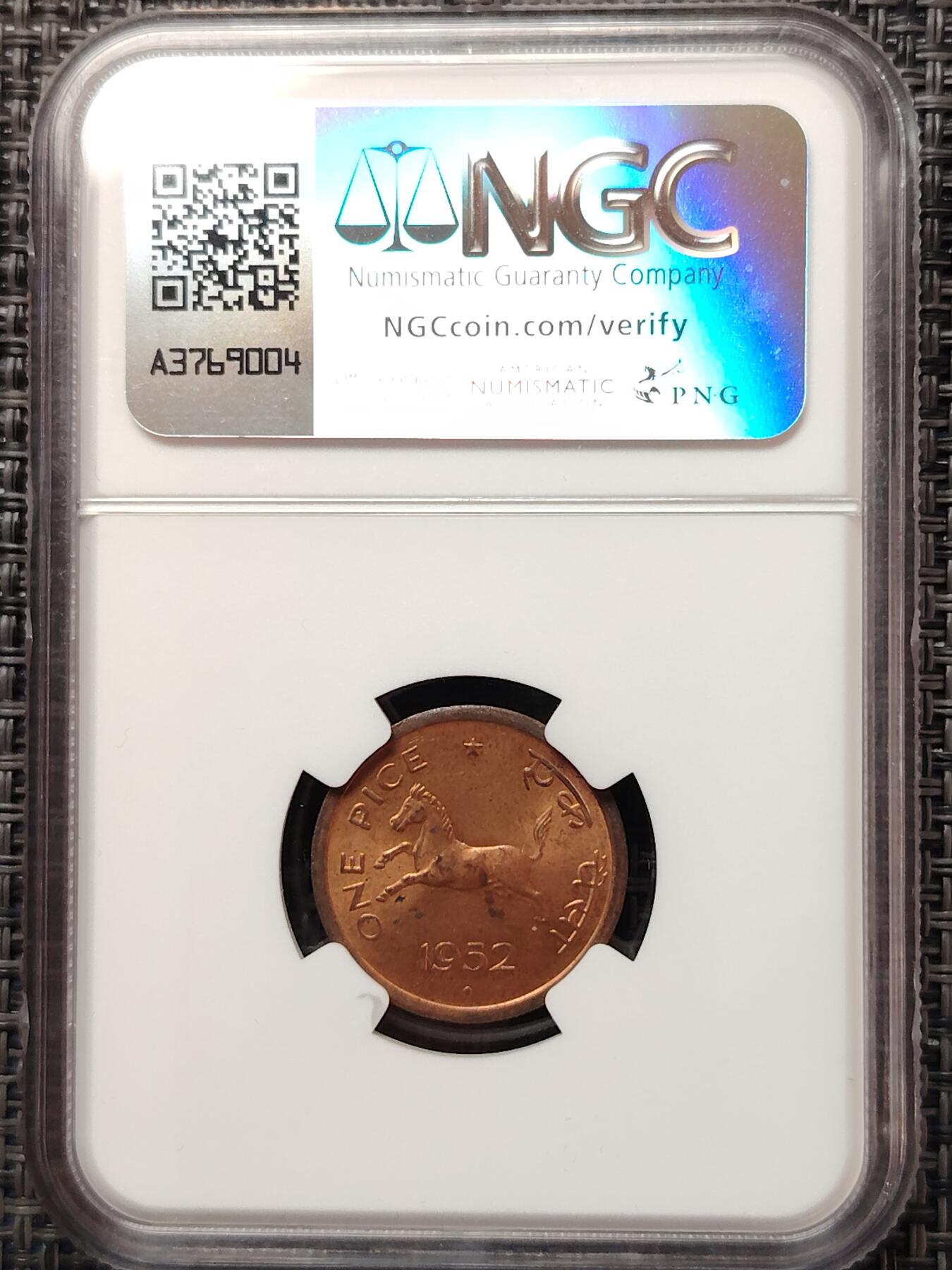 布加迪🐬～世界钱币(上海)🌾第 226 期 /  各国套币和散币 评级币NGC~MS64 印度🇮🇳
