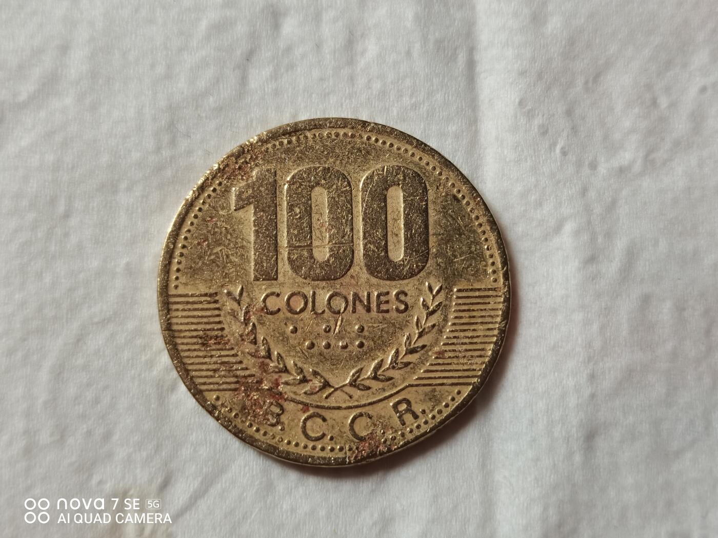 外币 哥斯达黎加100圆