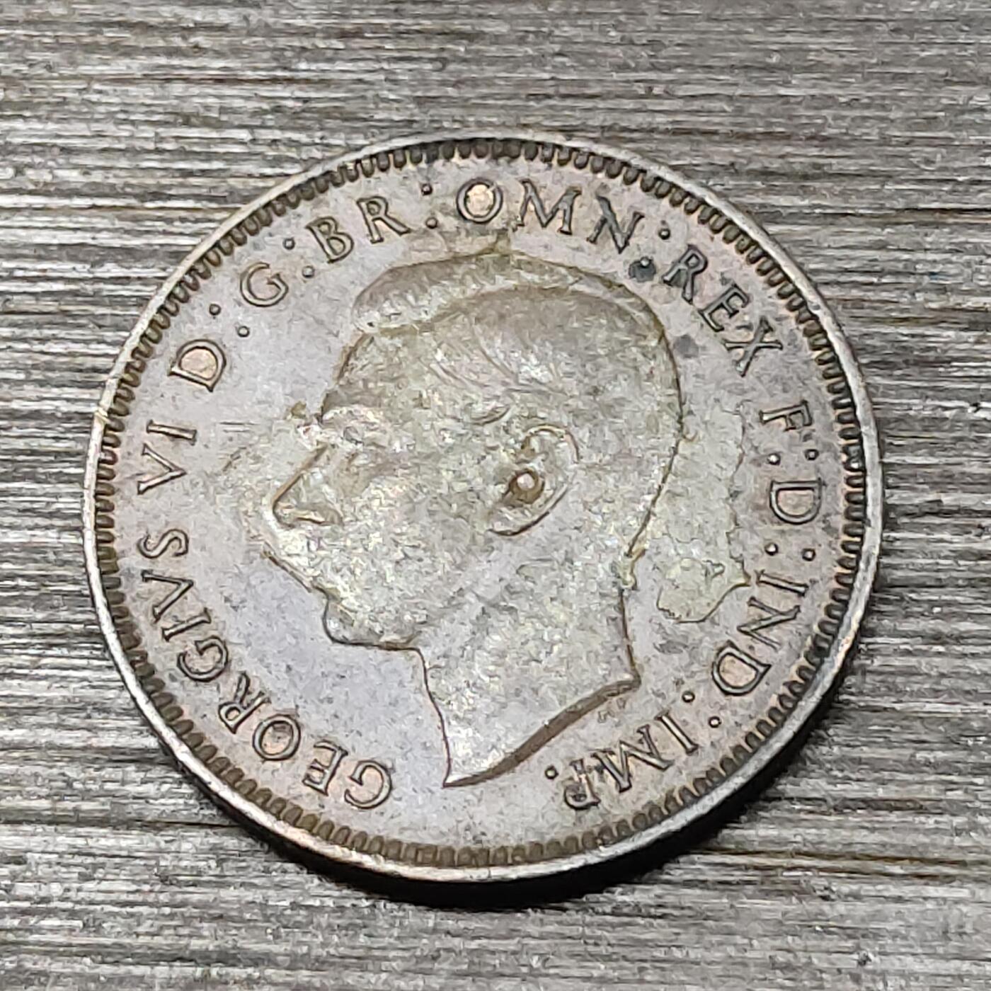 【铜匠收藏】★第125场★散币场，无佣金，30包邮。不满30元，支付5元运费。《接受代拍 代送NGC评级》 英国 1945年 1法新 小铜币 乔治六世