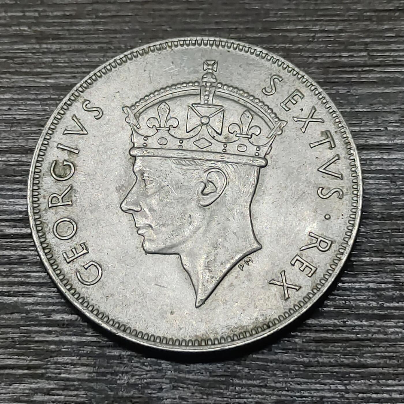 【铜匠收藏】★第125场★散币场，无佣金，30包邮。不满30元，支付5元运费。《接受代拍 代送NGC评级》 东非 1950年 1先令