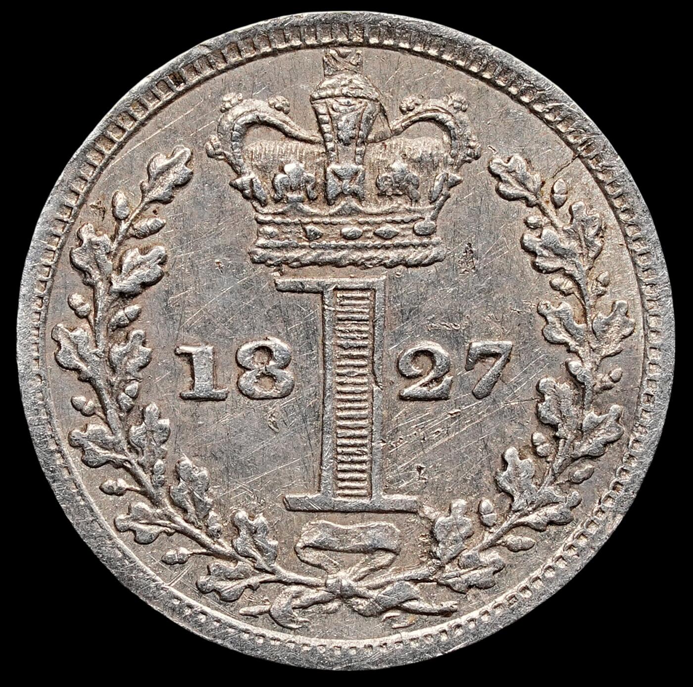修遠堂世界钱币第七十七期 1827年英国1便士银币