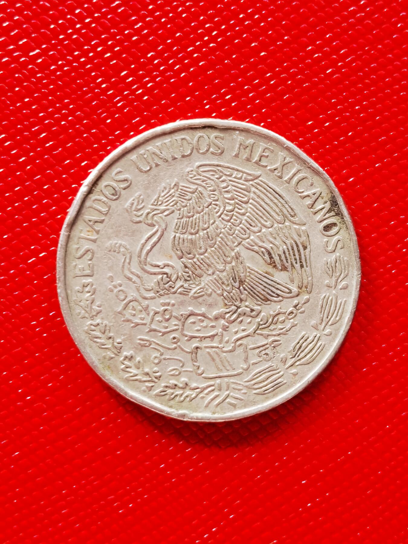 墨西哥1971年发行的1比索硬币