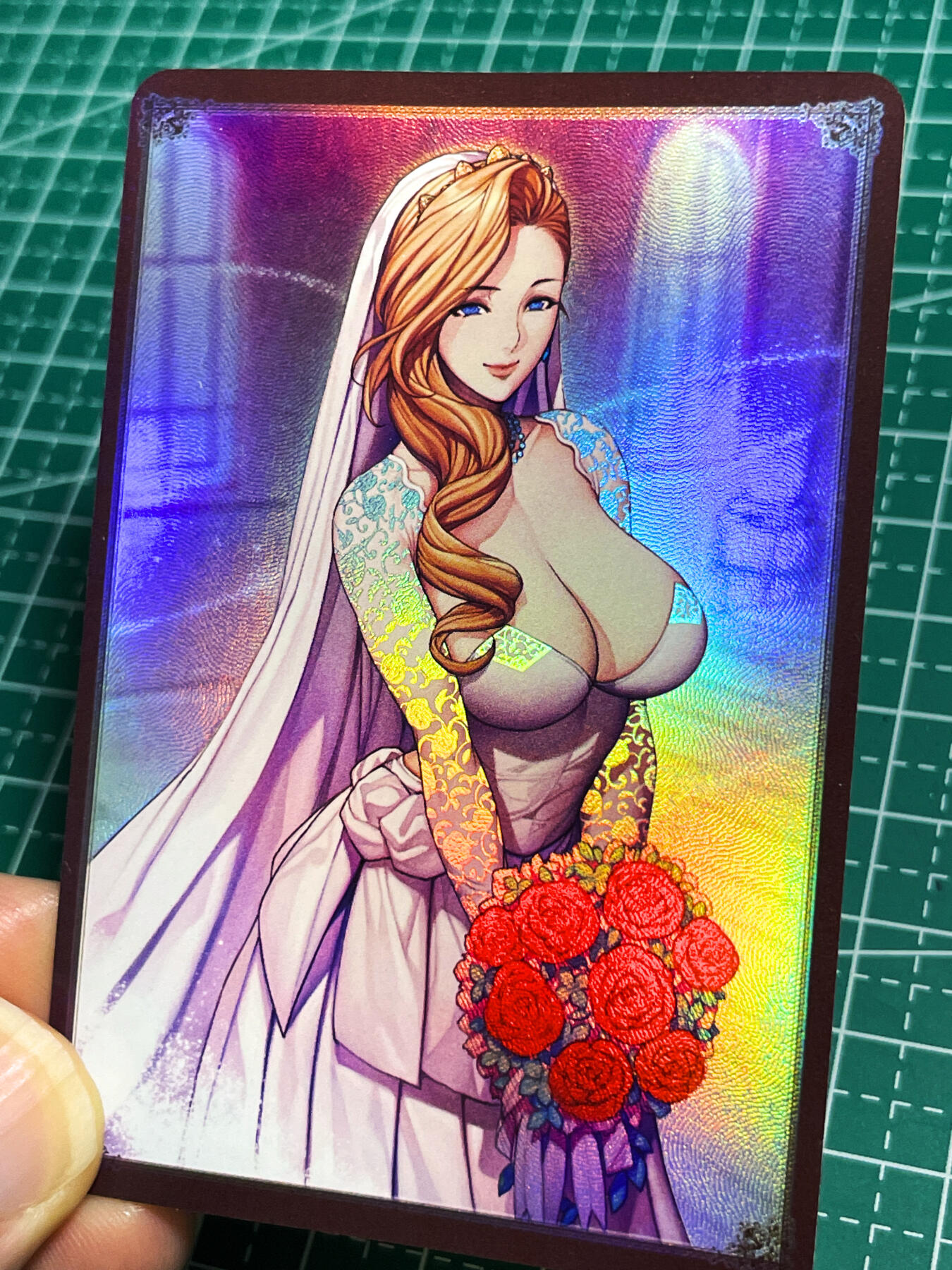 显眼宝22期 颜值精选·真 织田 花嫁 一枚  纹理效果非常美丽 折光彩闪 小卡尺寸