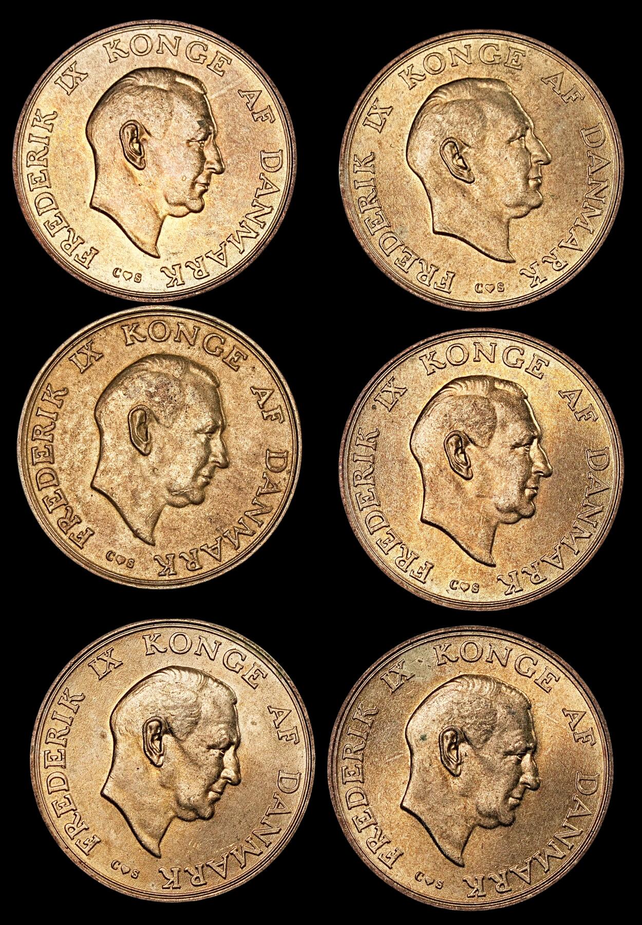 修遠堂世界钱币第七十七期 1958年1克朗一组 完全未流通
