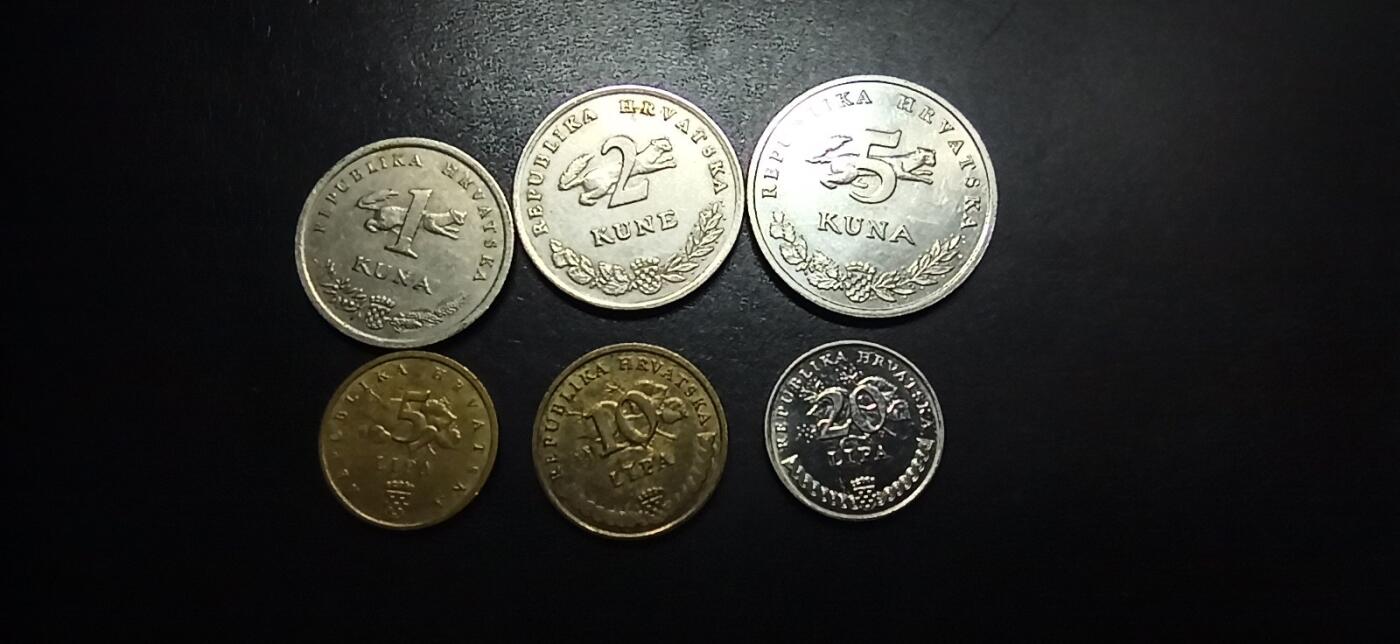 邮泉阁限时拍卖第十六场 各国硬币专场（拍卖结束后请付邮费，存留时间过长需全部邮寄） 克罗地亚6枚