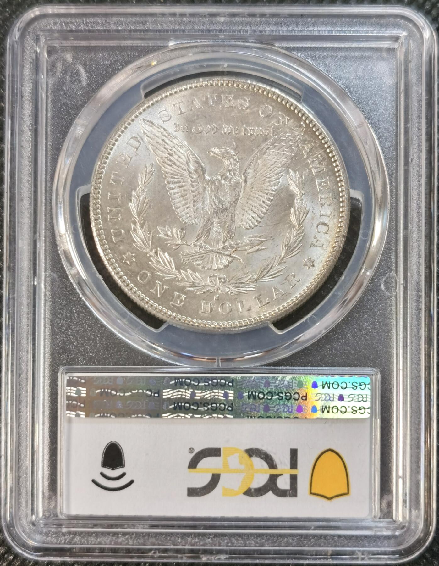  甄臻铺-世界币章拍卖（第24期），送拍享返佣金等优惠多多 PCGS-MS63 美国1878年S版摩根，摩根铸造首年，铸造极好。