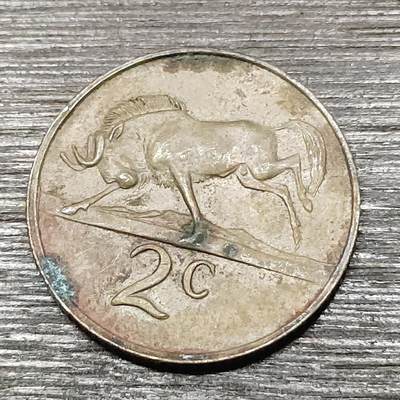 【铜匠收藏】★第125场★散币场，无佣金，30包邮。不满30元，支付5元运费。《接受代拍 代送NGC评级》 - 南非 2分 角马 1978年