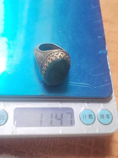 玉石 手串 手镯 手链专场 中亚回流 宝石老铜戒指。