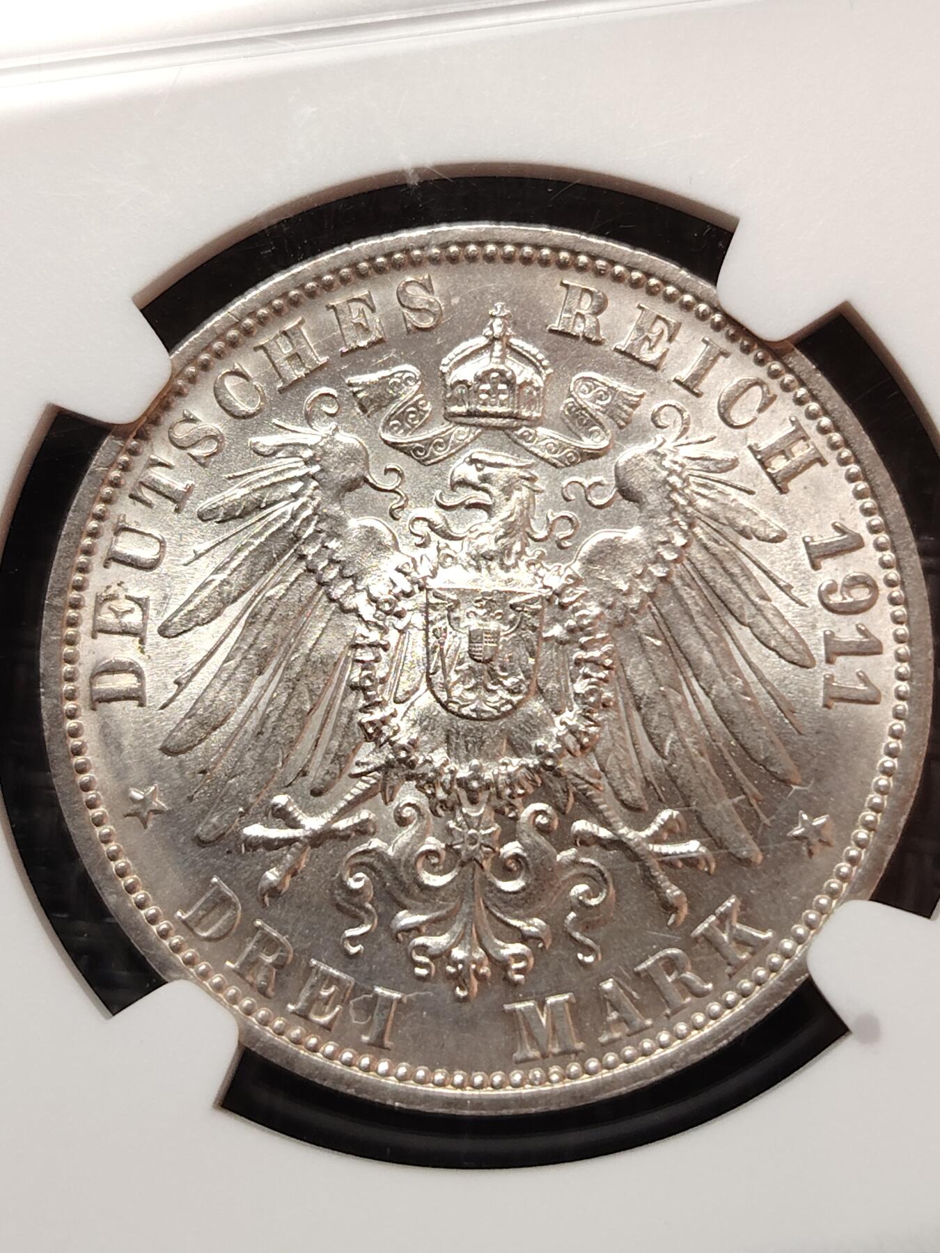 布加迪🐬～世界钱币(上海)🌾第 226 期 /  各国套币和散币 评级币NGC~MS64 德国🇩🇪